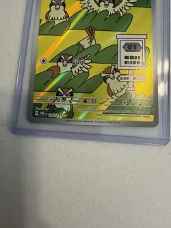 Pidgey Holo Illustration Rare Card 207/197 Sv03: Obsidian Flames - Image 3