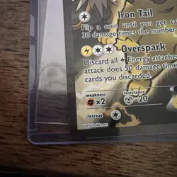 #4 Pikachu EX XY124 Black Star Promo 2016 Full Art Holo Rare Pokemon Card TCG - Image 3
