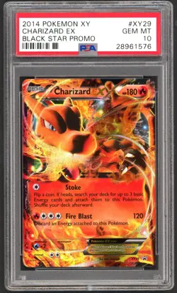 Pokemon Card - PSA 10 Charizard EX XY29 - Black Star Promo - GEM MT - PSA10 - Image 1