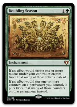 Doubling Season #283 (NM) Commander Masters CMM Magic MTG - Image 1