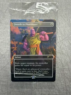 Magic The Gathering Swords To Plowshares Foil PSA Promo Sealed. - Image 2