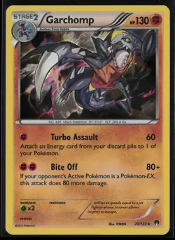 Garchomp 70/122 Pokemon BREAKpoint Rare Near Mint - Image 1