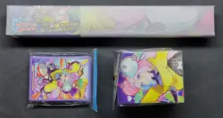 Pokemon Center TCG: Iono Playmat, Deck Box & Sleeves. - Image 1