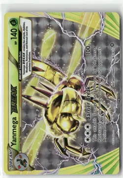 2016 Pokemon XY Steam Siege Yanmega 8/114 Holo Rare English NM - Image 1