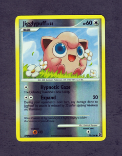 2008 POKEMON JIGGLYPUFF 72/106 GREAT ENCOUNTERS- COMMON-REVERSE HOLO-NM/LP - Image 1