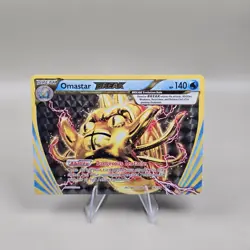 Omastar BREAK 19/124 XY Fates Collide Holo Pokemon Card - NM - Image 1
