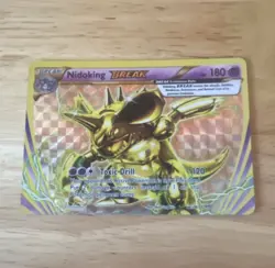 Pokemon TCG Nidoking BREAK 46/108 Evolutions Holo Rare English - Image 1