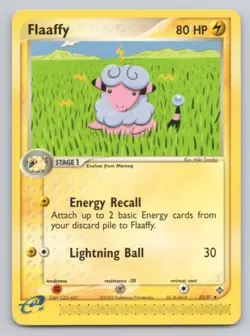 Pokemon TCG Flaaffy EX Dragon 27/97 Regular Uncommon - Image 1