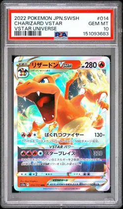 2022 Pokemon Charizard VSTAR 014/172 S12a: Vstar Universe Japanese PSA 10 - Image 1