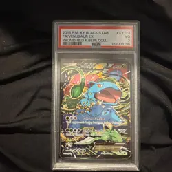 Venusaur EX XY123 Red & Blue Collection Black Star Promo PSA 3 - Image 1