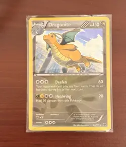 The Pokemon Company Dragonite 83/116 Plasma Freeze Holo Rare Eng 2013 Stage 2 - Image 1