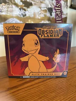POKEMON SCARLET & VIOLET OBSIDIAN FLAMES FACTORY SEALED ELITE TRAINER BOX ETB - Image 1