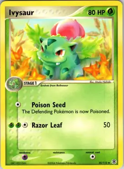 Ivysaur 35/112 FireRed & LeafGreen Pokemon NM Normal - Image 1