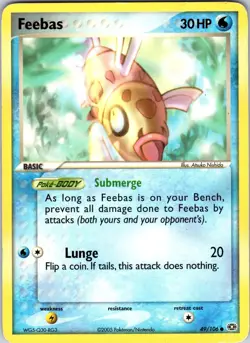 Feebas - 049/106 49/106 Emerald Pokemon TCG LP Normal - Image 1