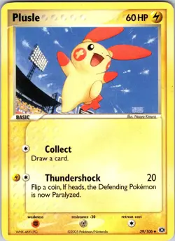 Plusle 39/106 Emerald Pokemon TCG LP Normal - Image 1