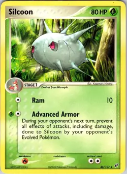 Silcoon 46/107 Deoxys Pokemon TCG LP Normal - Image 1