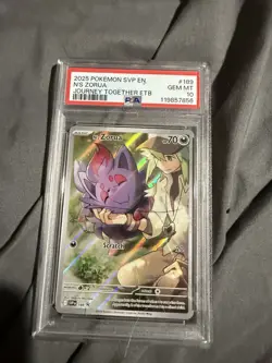 ▪PSA 10 GEM MINT N’s Zorua - 2025 Pokemon SVP EN - Journey Together ETB #189▪ - Image 1