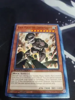 Yugioh! Gaia Plate the Earth Giant - SGX4-END01 - Common - 1st Edition Near Mint - Image 1