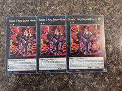 Yugioh 3x Number 2: Ninja Shadow Mosquito - BLCR-EN095 - Secret Rare - NM - Image 1