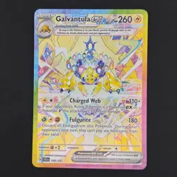 Pokemon TCG Card Galvantula ex 168/142 SV07 Stellar Crown SIR - NM - Image 1