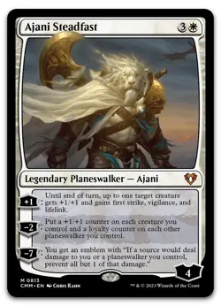 Ajani Steadfast #813 (NM) Commander Masters CMM Magic MTG - Image 1
