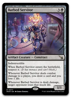 Barbed Servitor #77 (NM) Murders Karlov Manor MKM Magic MTG - Image 1