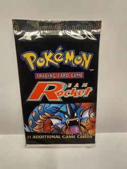 Pokemon Team Rocket Unlimited Booster Pack WOTC Sealed Vintage - Image 1