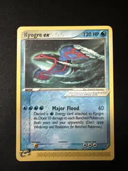 Pokemon: Kyogre ex #001 Black Star Promo Non Holo 2003 TCG NM - Image 1