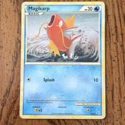 Pokemon TCG Magikarp HGSS Trainer Kit Gyarados & Raichu 19/30 LP - Image 1