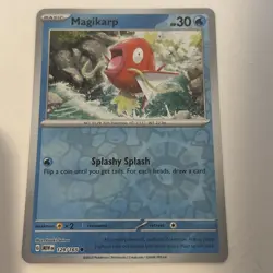 Magikarp - 129/165 - Pokemon Scarlet & Violet 151 - Reverse Holo - NM - Image 1