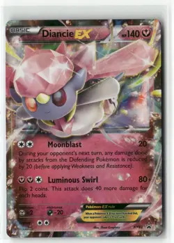 2015 Pokemon XY Black Star Promos Diancie XY43 English Promo NM - Image 1