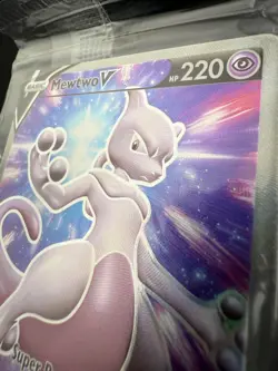 SEALED Mewtwo V SWSH229 Black Star Promo Full Art Holo Pokemon GO TCG 2022 NM - Image 5