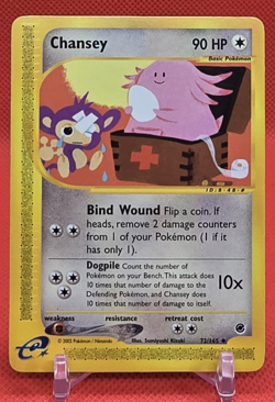 Chansey Expedition Base Set - 72/165 Regular Pokemon Uncommon - LP - Image 1