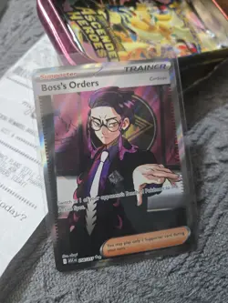 Boss’s Orders 256/217 Ultra Rare Full Art Pokemon TCG Ascended Heroes NM - Image 1