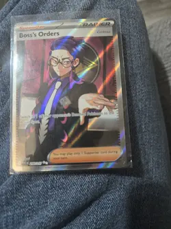 Boss’s Orders 256/217 Ultra Rare Full Art Pokemon TCG Ascended Heroes NM - Image 3