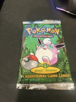 1999 Wizards of the Coast Pokemon Jungle Booster Pack (Jigglypuff) 742818060639 - Image 1