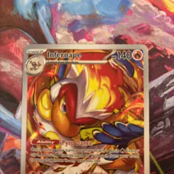 Pokemon TCG Infernape Twilight Masquerade Illustration Rare Card #173/167 - Image 2
