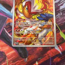 Pokemon TCG Infernape Twilight Masquerade Illustration Rare Card #173/167 - Image 3