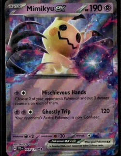 Mimikyu ex Double Rare SV09: Journey Together 069/159 Psychic Holo Pokemon Card - Image 1