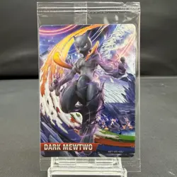 Damage Sealed (MP) Pokken Dark Mewtwo Pokemon Japanese 2016 Amiibo Card - Image 1