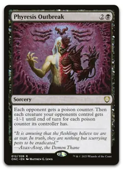 Phyresis Outbreak #12 (NM) Phyrexia All Will Be One ONC Magic MTG - Image 1