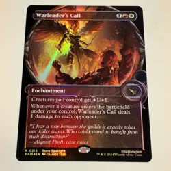 MTG Warleader’s Call showcase (NM) Murders at Karlov Manor Magic the Gathering - Image 1