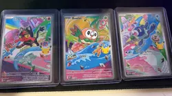 Pokemon TCG - First Partner Illustration Collection, Series 1 Gen 7 Starters Set - Image 1