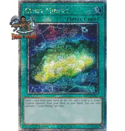 Yugioh! 1x Cynet Mining RA03-EN067 Quarter Century Secret Rare 1st Ed NM - Image 1
