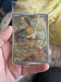 Pokemon Eevee Prismatic Evolutions Promo TCG SVP 173 Sealed - Image 1