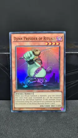 Djinn Presider of Rituals Super Rare Yugioh THSF-EN037 Unlimited NM - Image 1