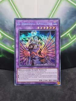 Yugioh El Shaddoll Apkallone MP21-EN246 Prismatic Secret Rare 1st Edition NM - Image 1