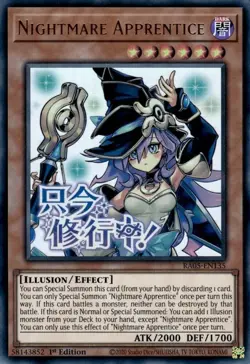 Yugioh! Nightmare Apprentice - RA05-EN135 - Ultra Rare - 1st Edition Near Mint, - Image 1