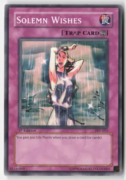 Yugioh - Solemn Wishes PSV-055 1st Edition - Pharaoh's Servant - Image 1