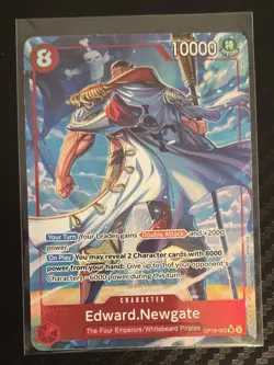 ONE PIECE CCG The Time Of Battle EDWARD NEWGATE Super Rare Alt Art OP16-003 SR* - Image 4